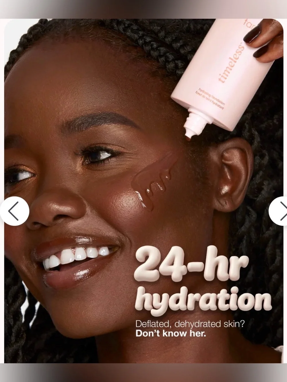 Tarte Cosmetics - Timeless Hydrating Foundation - Shade 27B, Light-Medium Beige